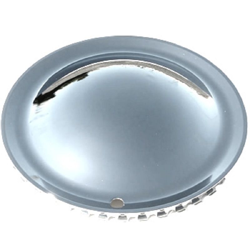 15" Full Steel CHROME Baby Moon Hub Cap Hubcaps Wheel Trim Covers - Set ...